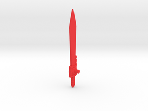 SS86 Grimlock Sword in Red Processed Versatile Plastic