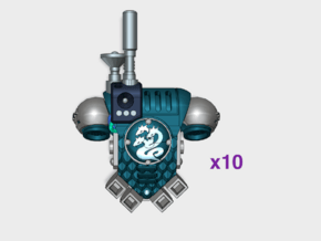 10x Hydra Legion - Prime:1 Comms PAC in Tan Fine Detail Plastic