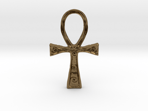 Ankh 2 2 in Natural Bronze