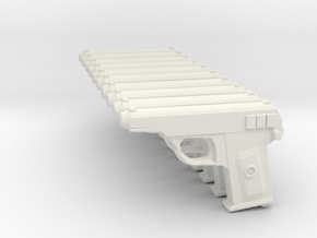 Valter Pistol mod8 SET in White Natural Versatile Plastic