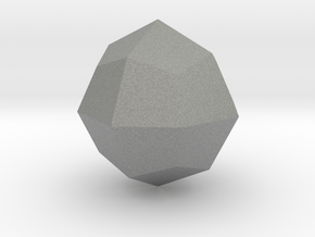 Joined Cuboctahedron - 1 Inch in Gray PA12
