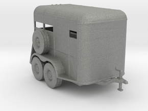 V2 Horse Trailer 160 Scale in Gray PA12