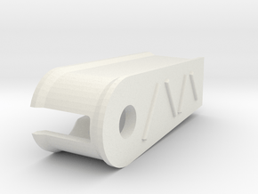 Losi LMT Sway Bar Cover in White Natural Versatile Plastic: 1:10