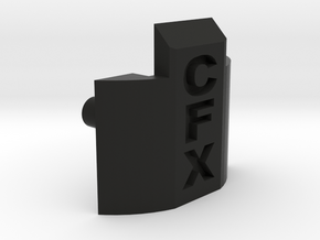 Tab Cover LS6 CFX in Black Natural Versatile Plastic