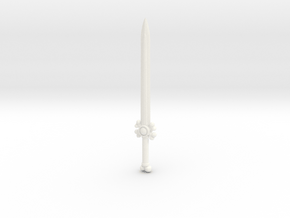 Cartoon Skeletor Sword (MotU Origins Scale) in White Processed Versatile Plastic