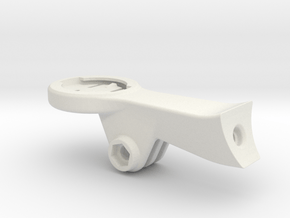 Garmin 1030 Mid GoPro Specialized Mount in White Premium Versatile Plastic