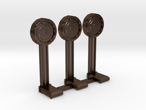 N-Scale 1920's Penny Scale - 3 Pack in Polished Bronze Steel