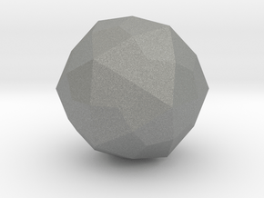 Joined Icosidodecahedron - 1 Inch in Gray PA12