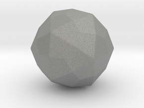 Joined Icosidodecahedron - 1 Inch - Rounded V1 in Gray PA12