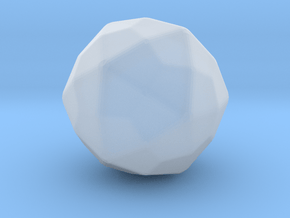 Joined Icosidodecahedron - 10 mm - Rounded V2 in Smooth Fine Detail Plastic