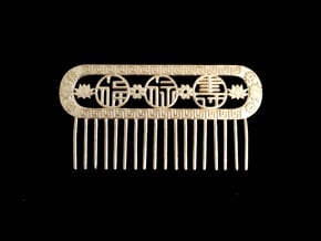 Comb in Natural Brass