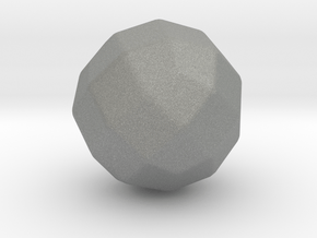 Joined Rhombicuboctahedron - 1 Inch - Round V2 in Gray PA12