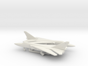 Sukhoi Su-24 Fencer (swept wings) in White Natural Versatile Plastic: 1:350