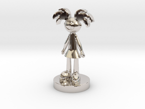 Sari Sumdac Figurine in Rhodium Plated Brass
