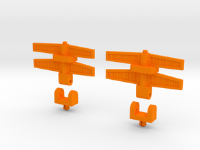 Starcom - Command Post - Antenna two sets in Orange Processed Versatile Plastic