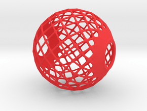 Michell sphere by Topology Optimization in Red Processed Versatile Plastic