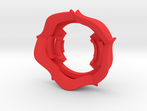 Beyblade Thorn Rose-1 | Anime Attack Ring in Red Processed Versatile Plastic