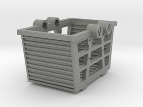 Basket container in Gray PA12: 1:72