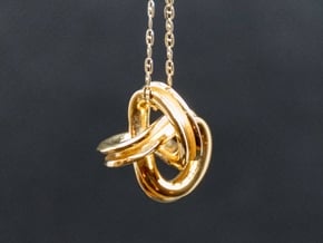 Endless - Pendant in 14k Gold Plated Brass