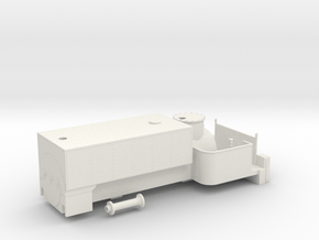 0 gauge Neilson box tank  in White Natural Versatile Plastic