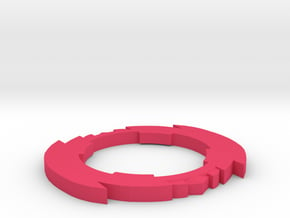 Beyblade Unicolyon support part in Pink Processed Versatile Plastic