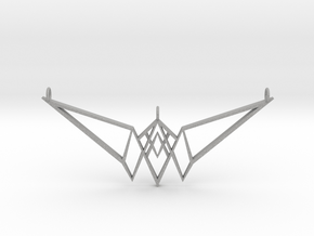 Inner Diamond Pendant v1.1 in Aluminum