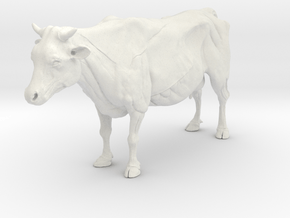 Cow_Bovine Anatomy Figure in White Natural Versatile Plastic