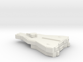 Renicio Class Gunboat in White Natural Versatile Plastic