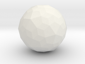 Joined Snub Dodecahedron (Dextro) - 1 In- V1 in White Natural Versatile Plastic