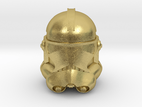 Phase II Clone Helmet | CCBS Scale in Natural Brass