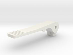 Compact Morse key - LEVER in White Natural Versatile Plastic