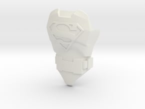 Superman Body | CCBS Scale in White Natural Versatile Plastic