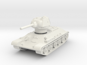 T-34-76 1942 fact. 183 mid 1/100 in White Natural Versatile Plastic