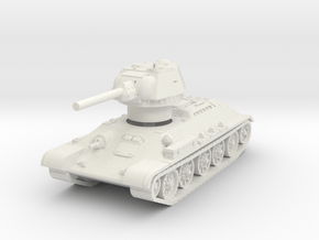T-34-76 1942 fact. 183 mid 1/76 in White Natural Versatile Plastic