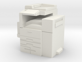 Office Printer 1/48 in White Natural Versatile Plastic