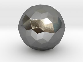 Joined Snub Dodecahedron (Laevo) - 10 mm - V1 in Polished Silver