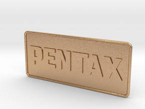 Pentax Camera Patch in Natural Bronze