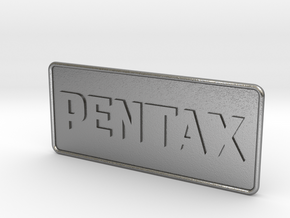 Pentax Camera Patch in Natural Silver