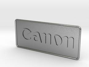 Canon Camera Patch in Natural Silver