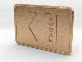 Kodak Logo Patch in Natural Bronze