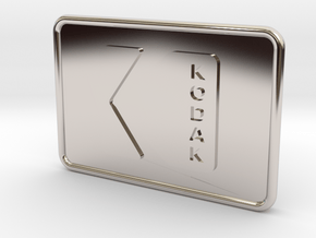 Kodak Logo Patch in Platinum
