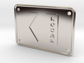 Kodak Logo Patch - Holes in Platinum