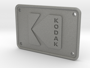Kodak Logo Patch - Holes in Gray PA12