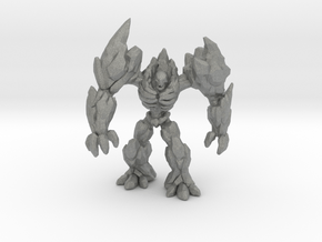Infernal Rock Monster miniature model game dnd rpg in Gray PA12