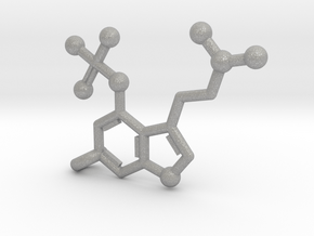 Psilocybin Magic Mushroom Molecule  in Aluminum