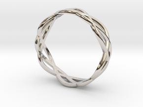 Celtic wedding ring for her in Platinum: 6.5 / 52.75