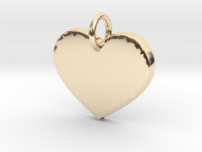 Loving Heart- Makom Jewelry in 14k Gold Plated Brass