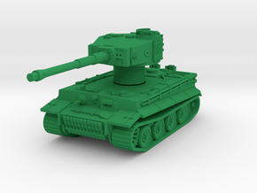 tiger tank rotatable turret 1/43 scale in Green Processed Versatile Plastic