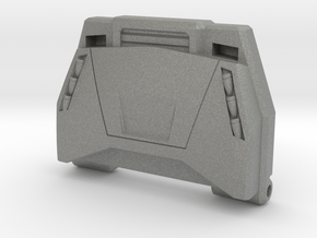 Lambo Chest Plate in Gray PA12: Small