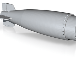 Torpedo mk8 tail 24th in Tan Fine Detail Plastic